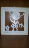 QUADRINHO MENINA FLOR (REF.:QMF01)