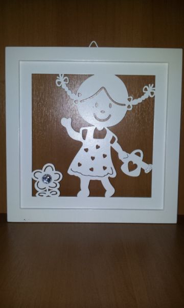 QUADRINHO MENINA FLOR (REF.:QMF01)
